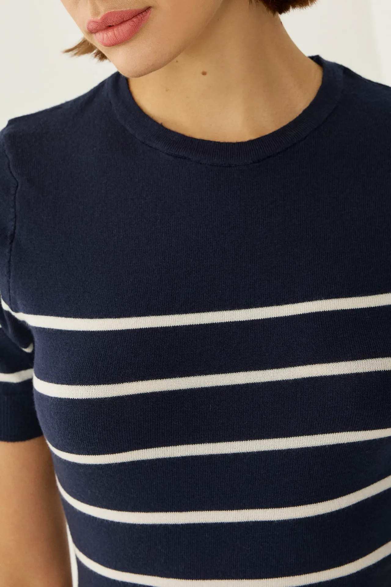 Striped Crew Neck Sweater
