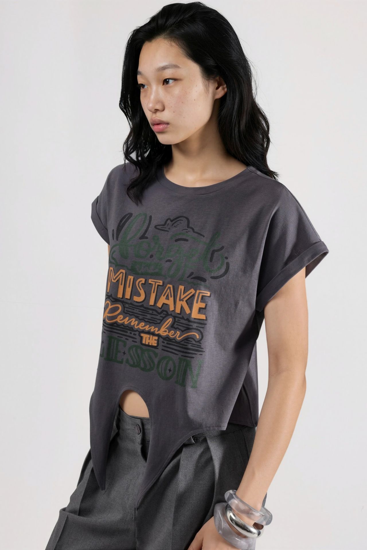 Printed Crop T-Shirt 4