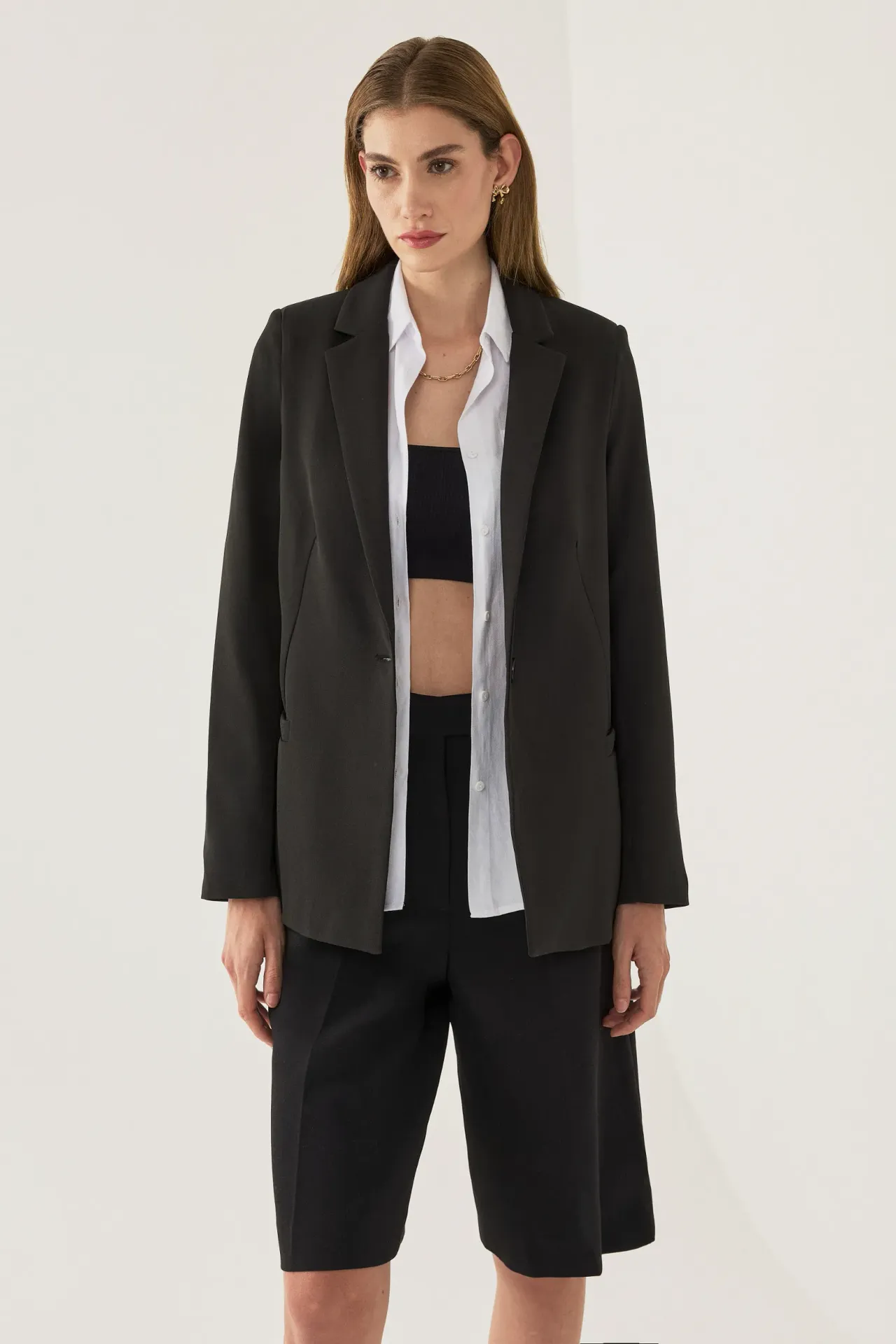 Lining Detailed Blazer