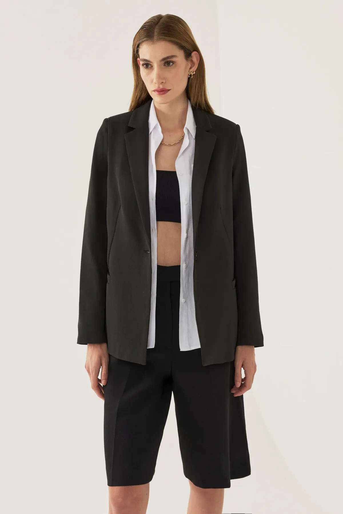 Lining Detailed Blazer 2