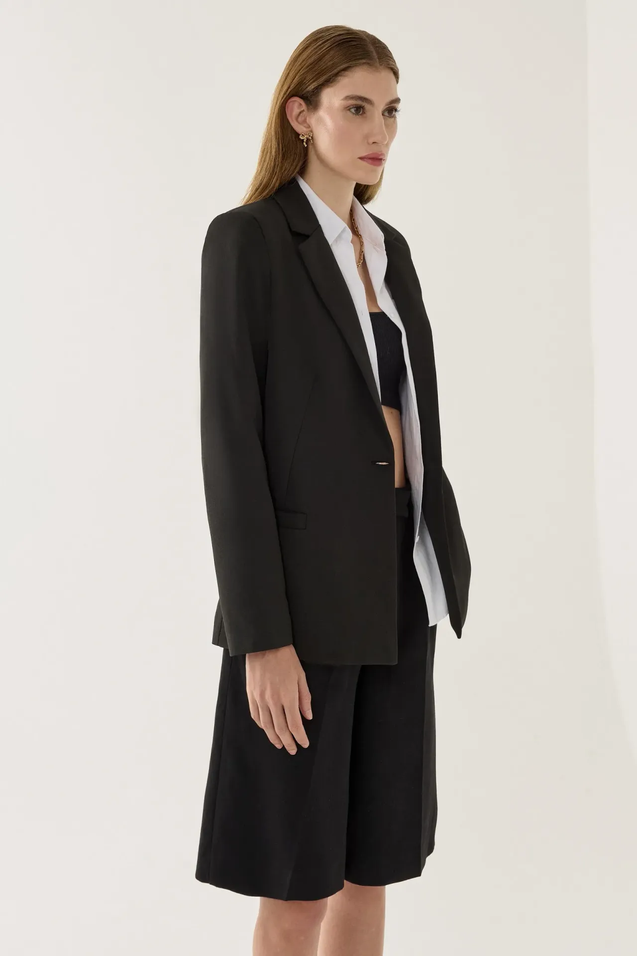 Lining Detailed Blazer