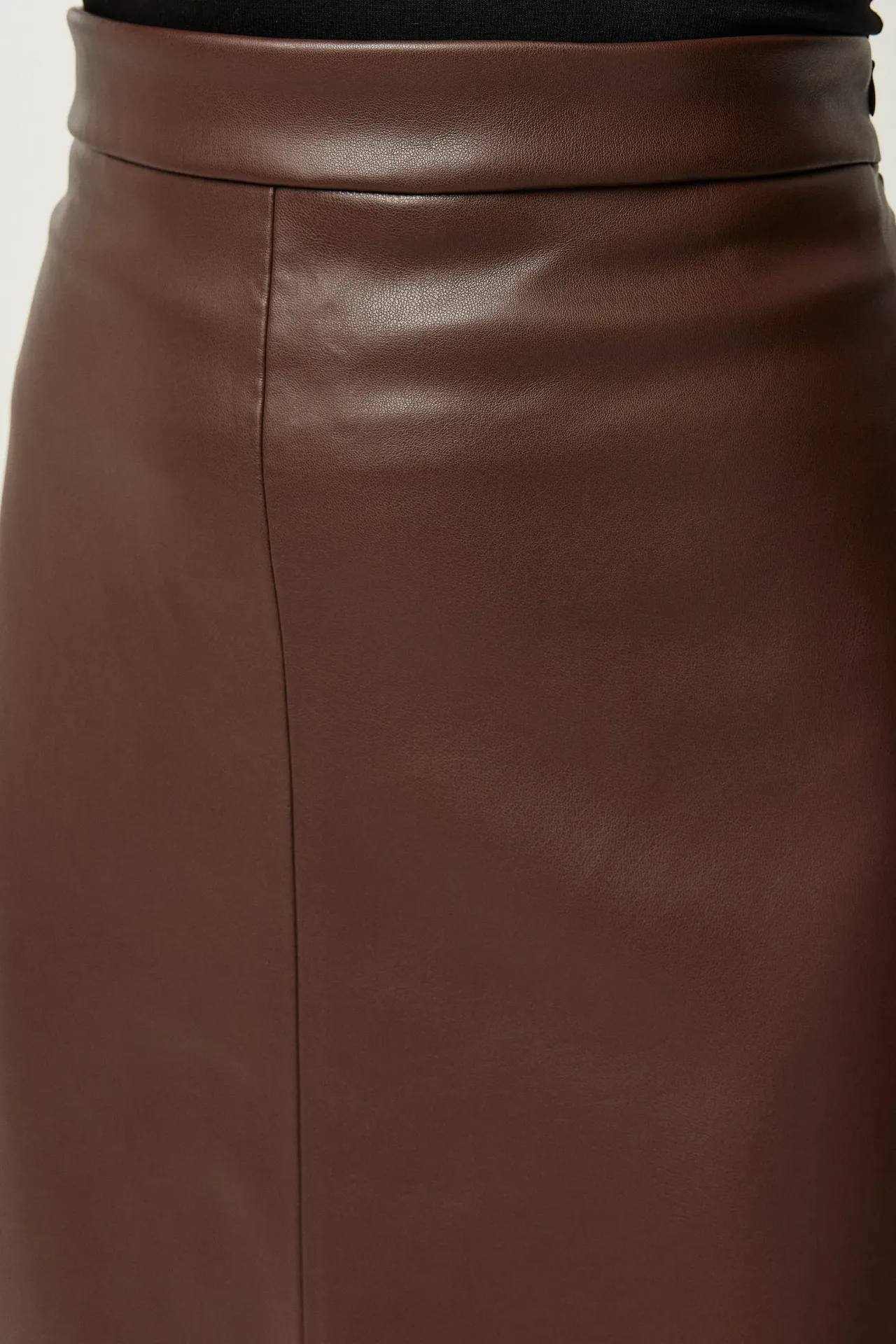 Bodycon Faux Leather Maxi Skirt