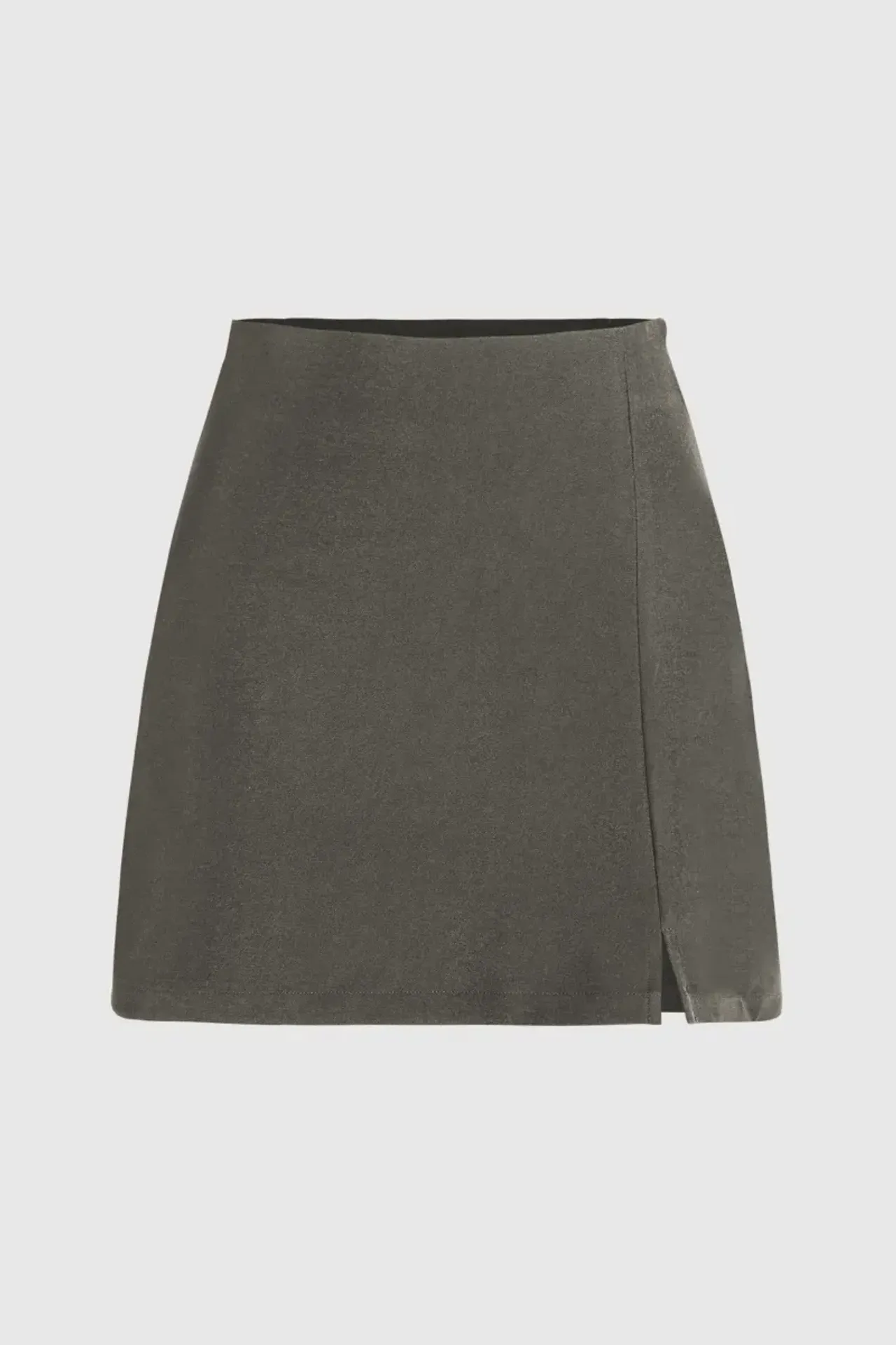 High-Waist Side-Slit Skirt