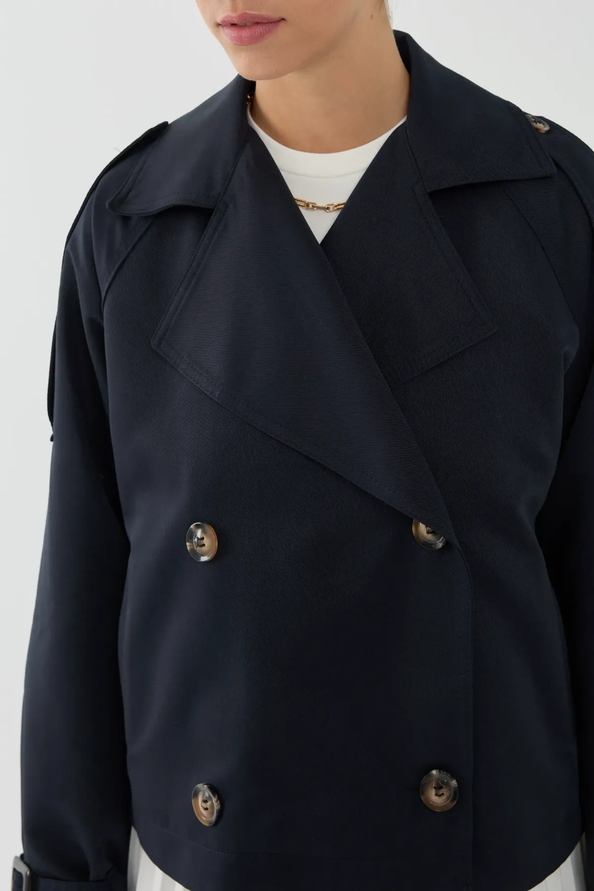 Oversized Crop Trench Coat 6