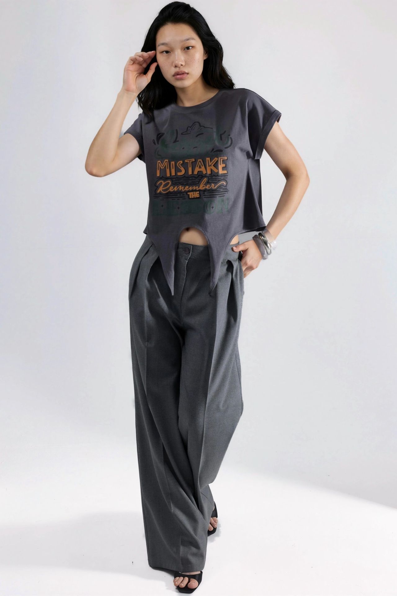 Printed Crop T-Shirt 6