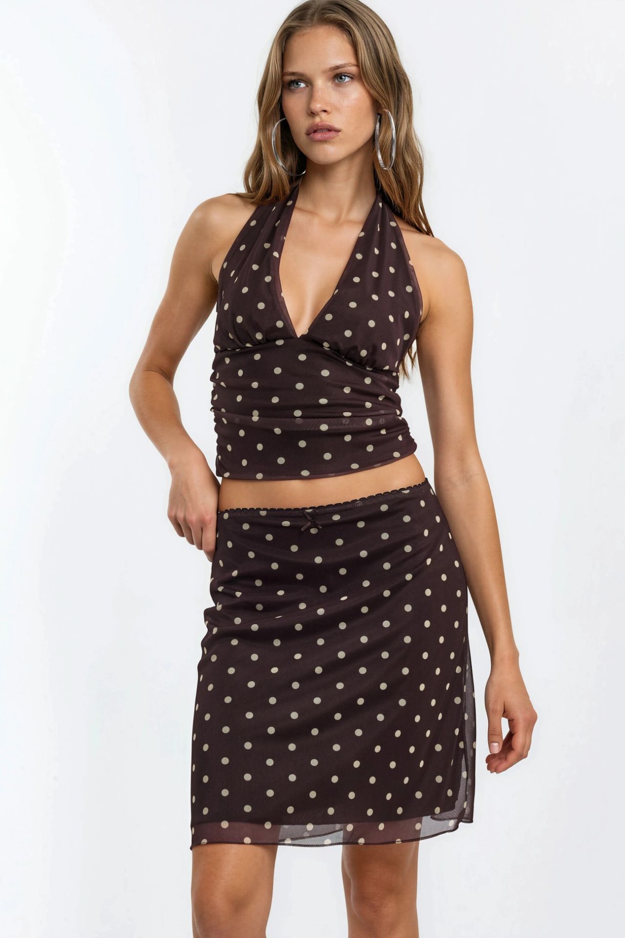 Polka Dot Mini Skirt 6