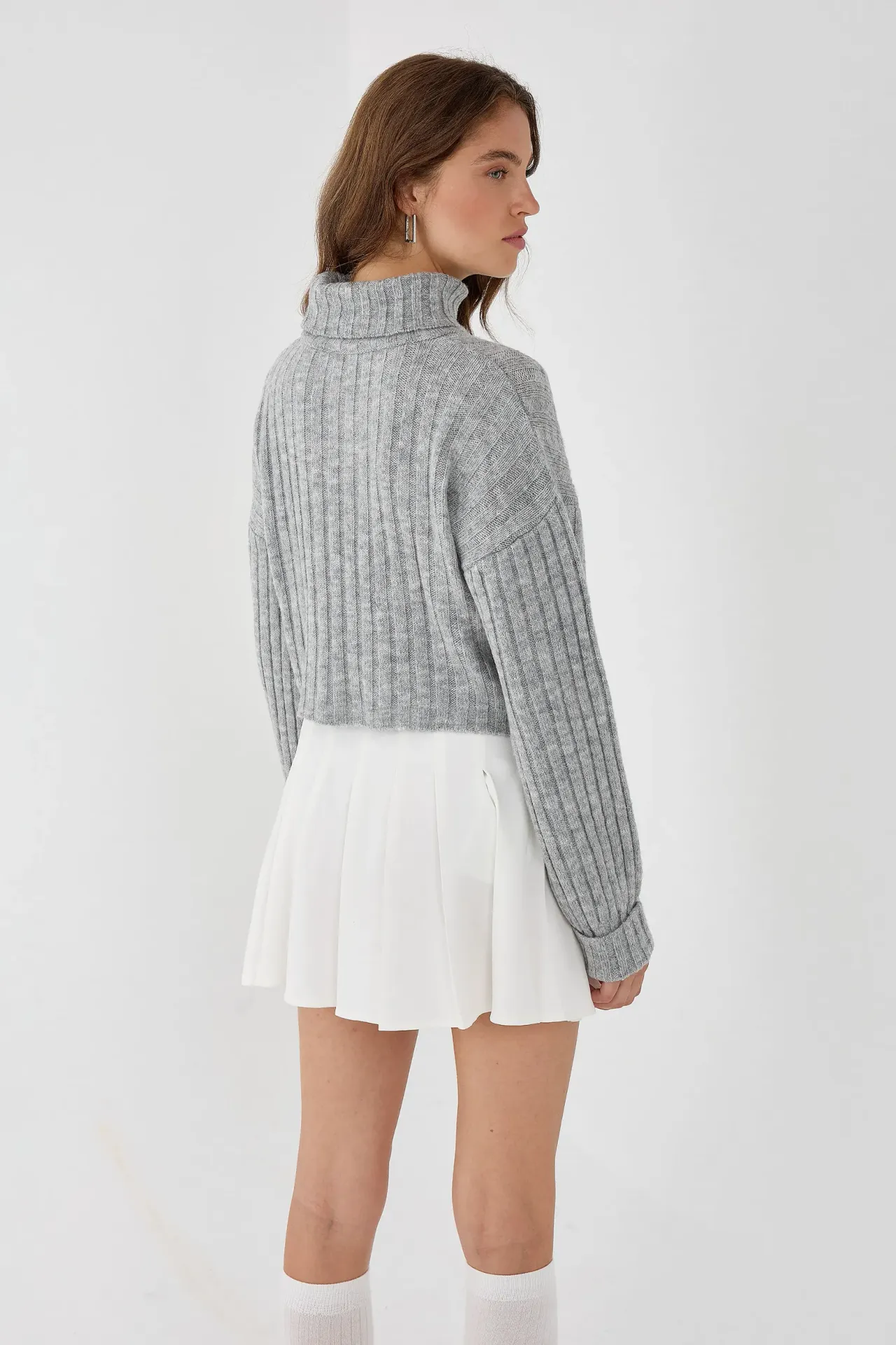 Turtleneck Knit Sweater