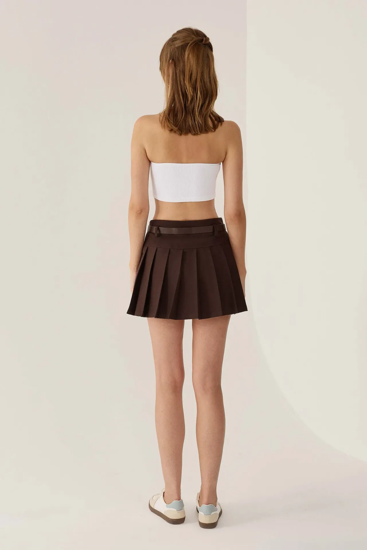 Belted Mini Skirt