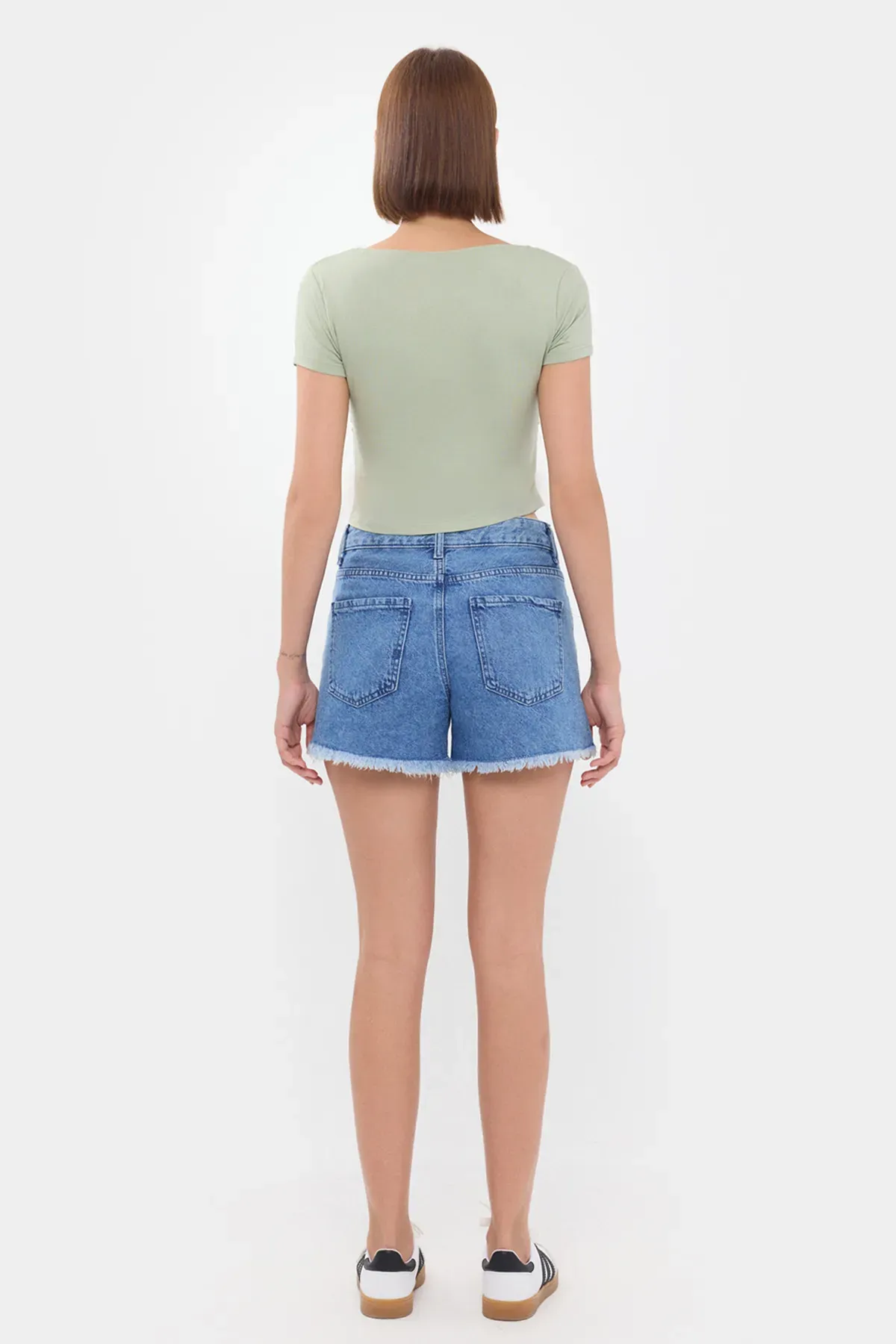 Yuvarlak Yaka Crop Top 5