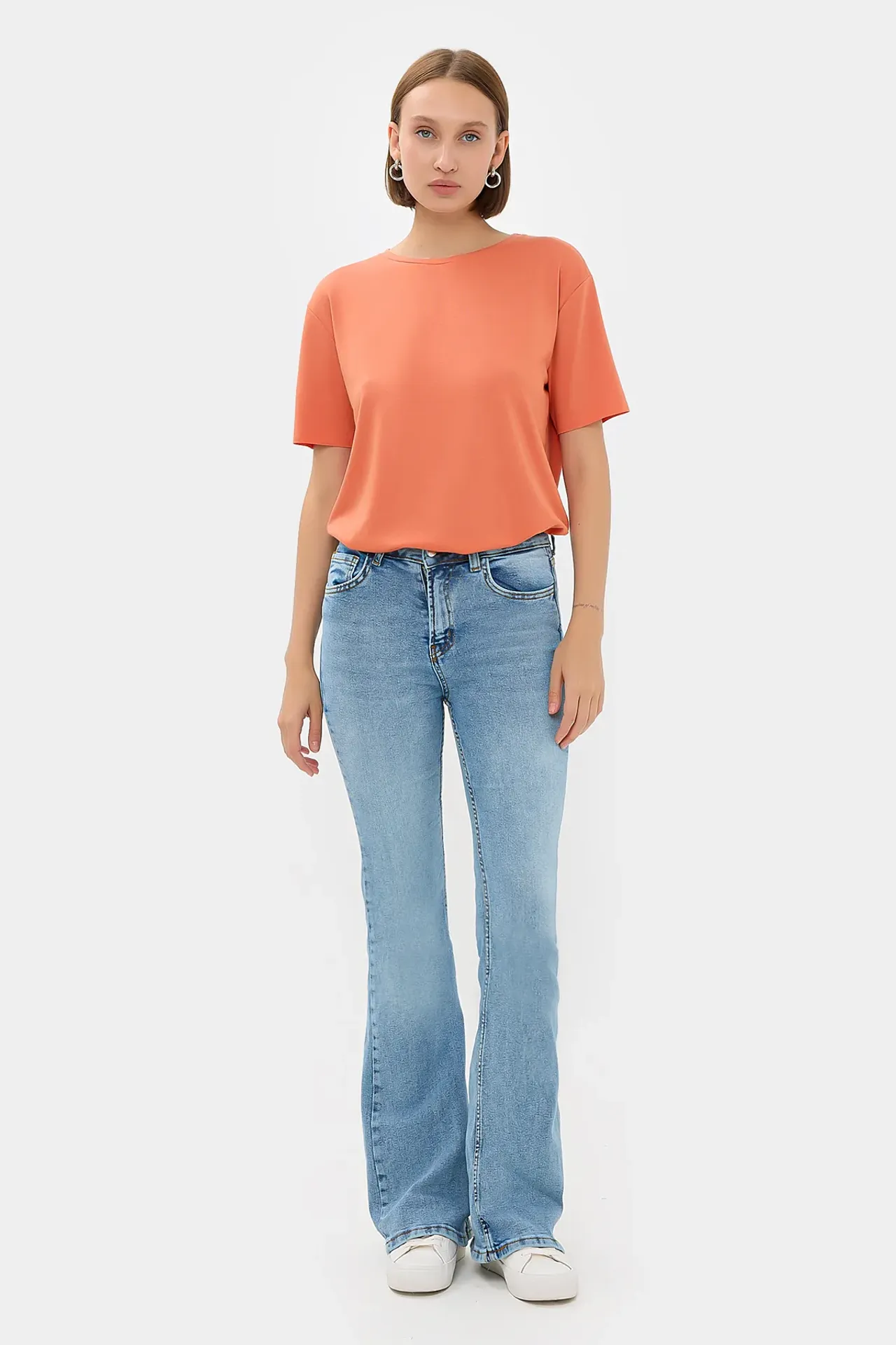 Basic Round Neck Short Sleeve T-Shirt