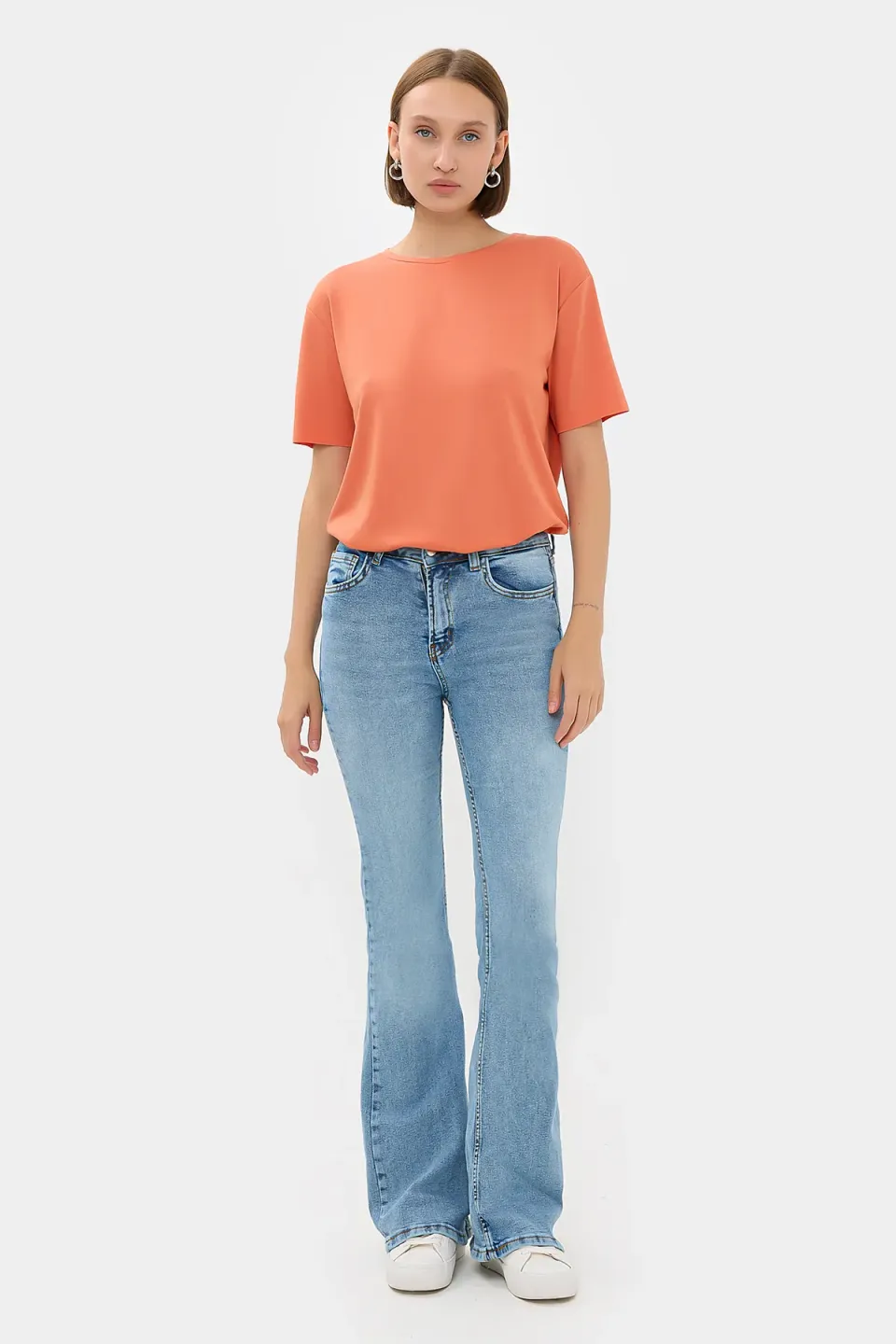 Basic Round Neck Short Sleeve T-Shirt