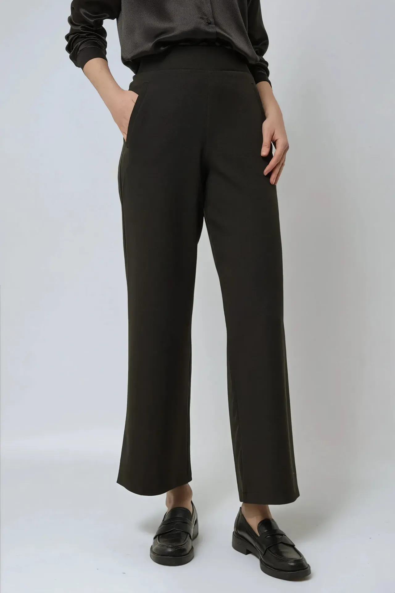 High Waist Wide Leg Pants