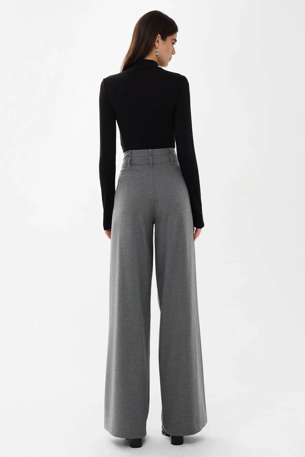 Double Waisted Wide Leg Pants 5