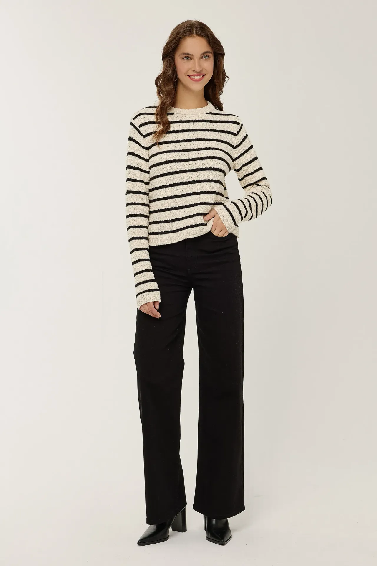 Striped Knitted Sweater