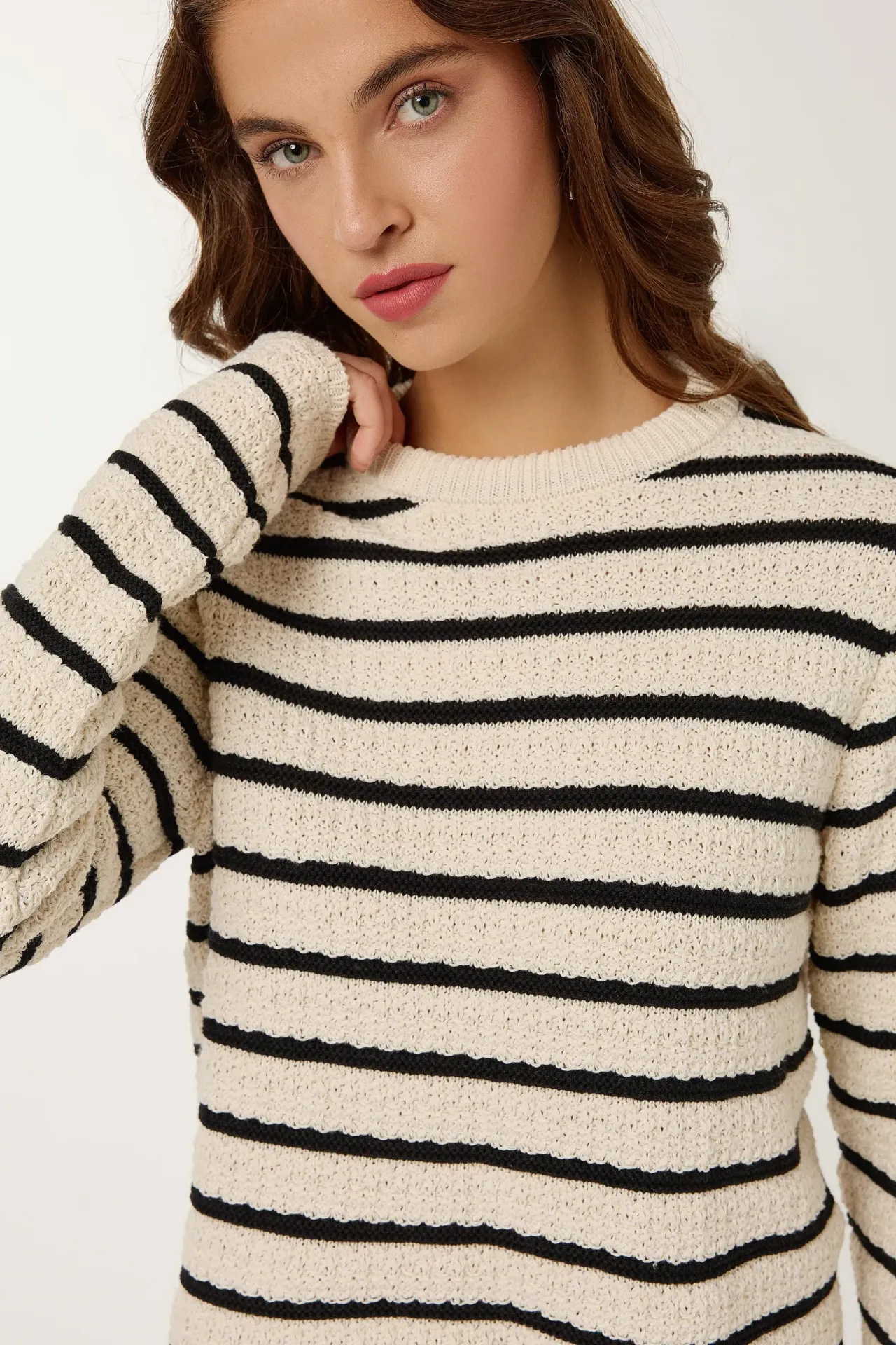 Striped Knitted Sweater