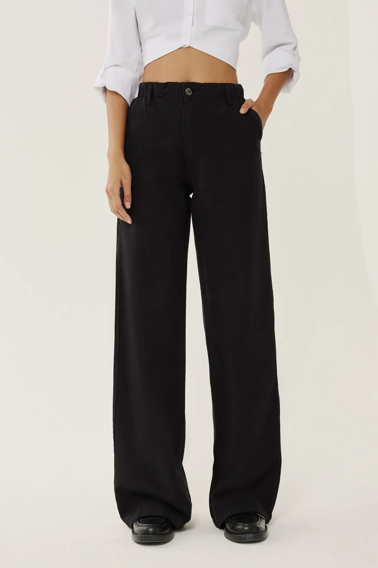 High Waist Wide Leg Pants