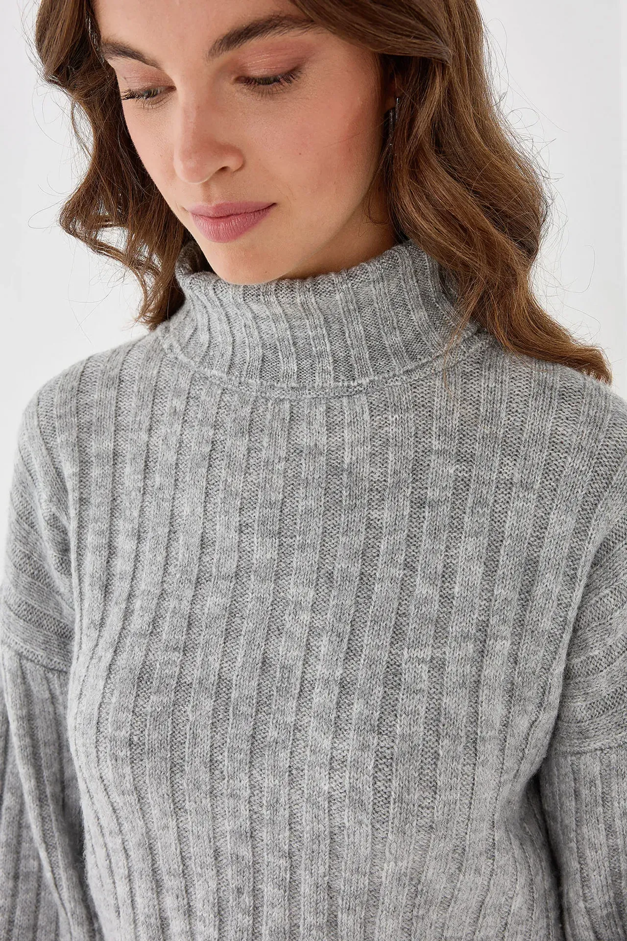 Turtleneck Knit Sweater