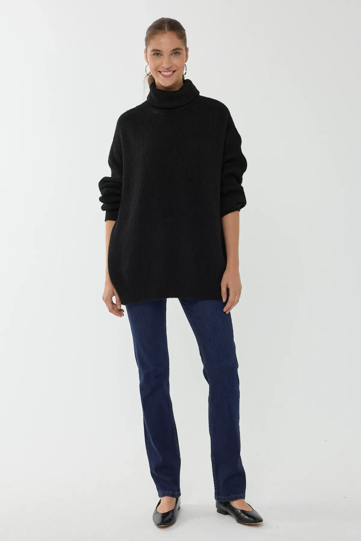 Oversized Turtleneck Sweater 2