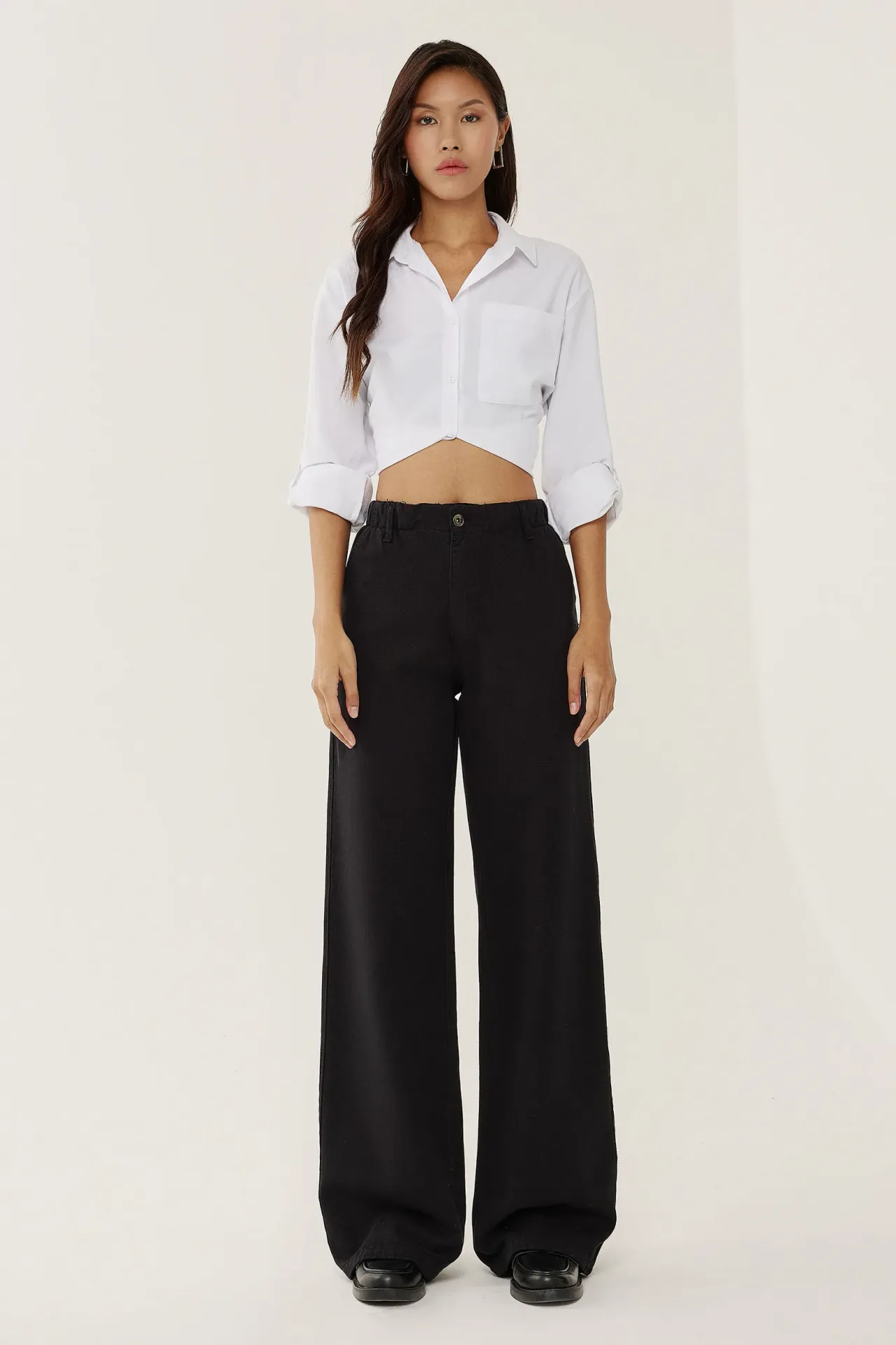 High Waist Wide Leg Pants