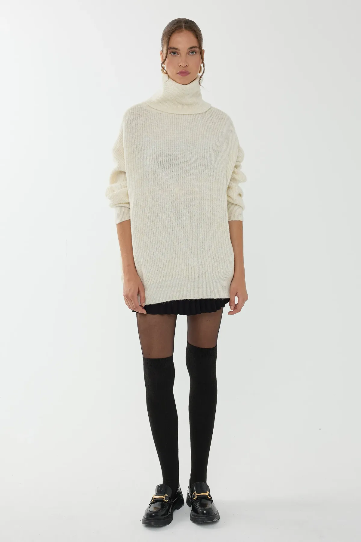 Oversized Turtleneck Sweater 2