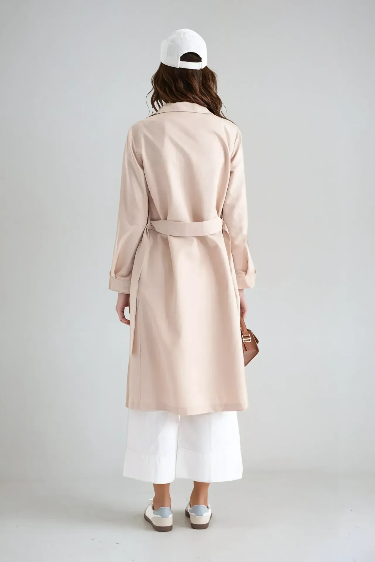 Buttoned Trenchcoat with a Belt