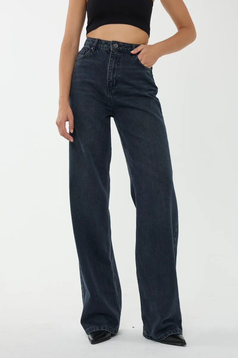 High Waist Straight Leg Jeans 4