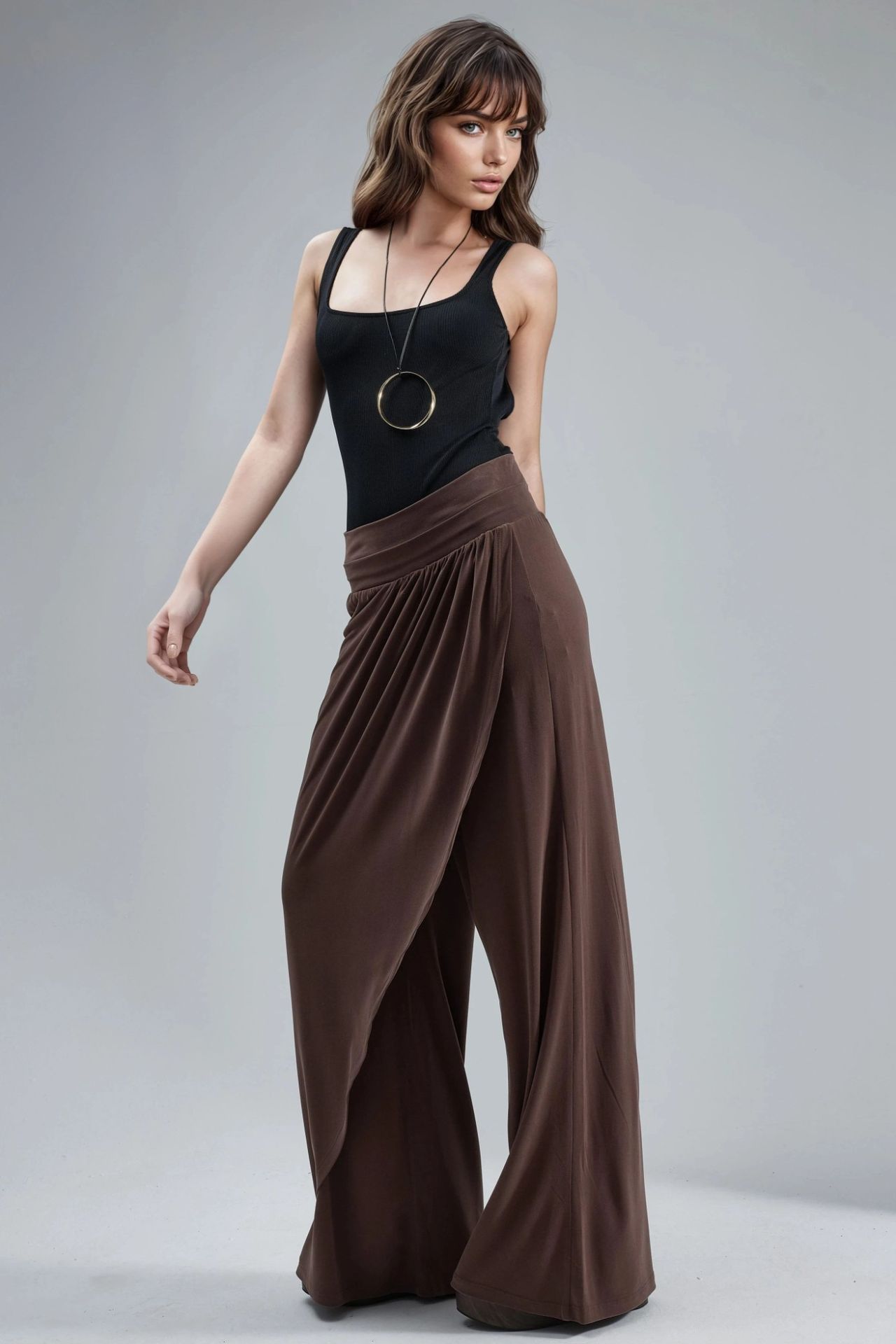 BUSEM Wide Leg Salwar Pants 7