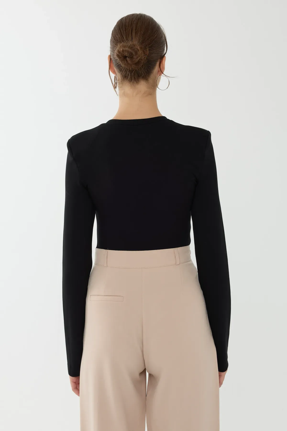 Solid Long Sleeve Bodysuit 4