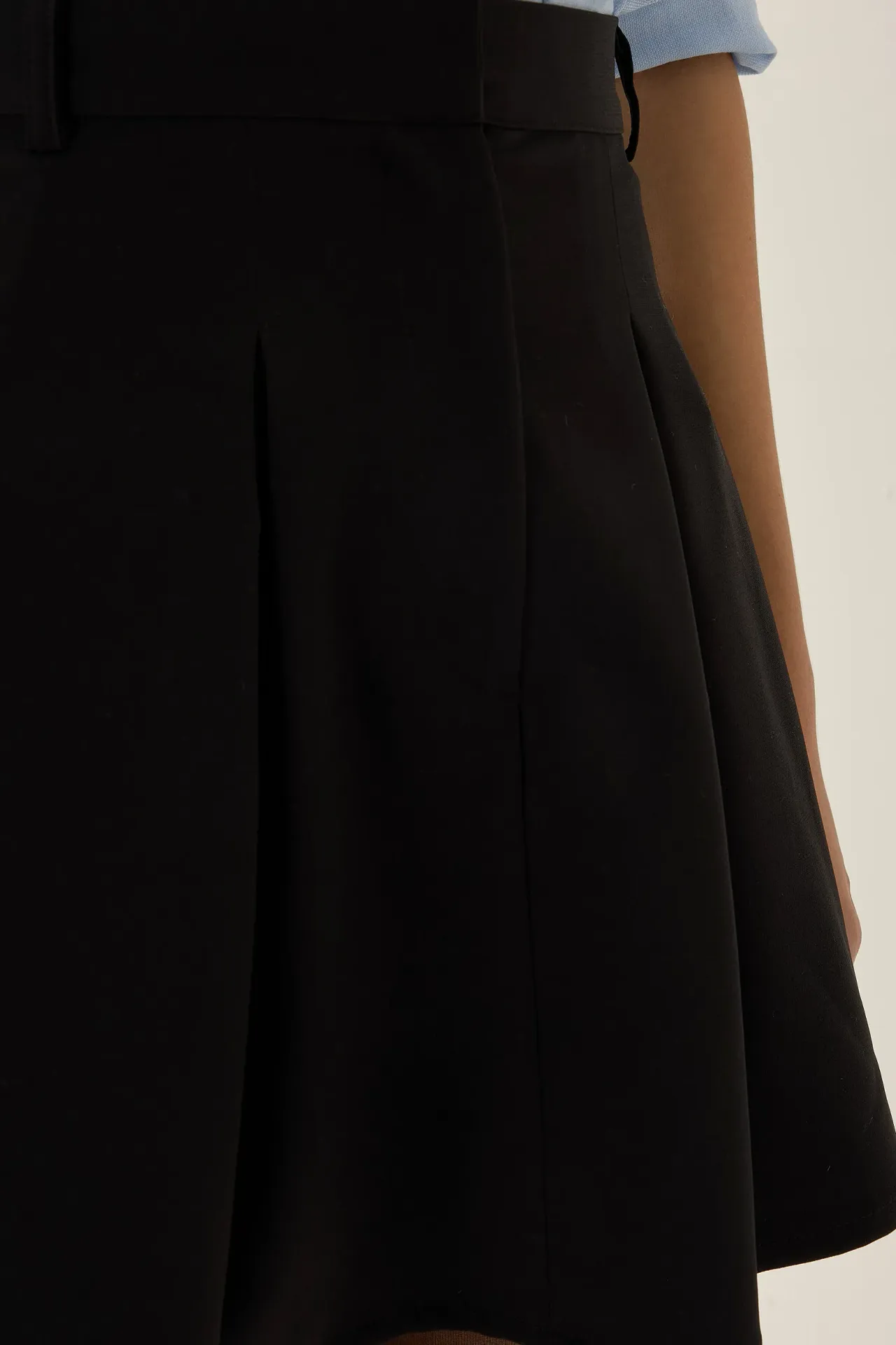 Pleated Mini Skirt