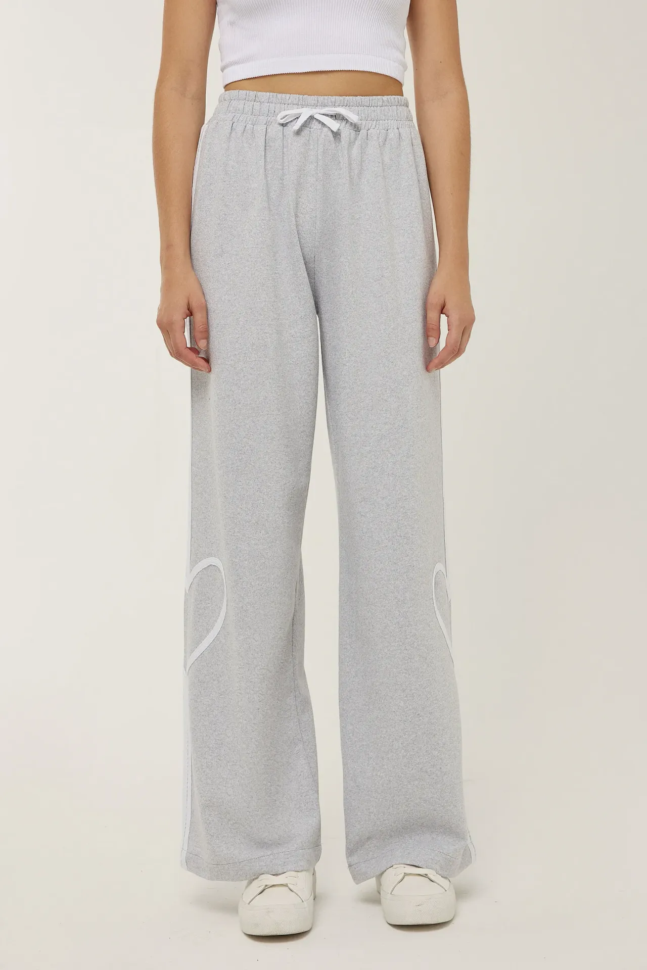 Heart Detailed Pants