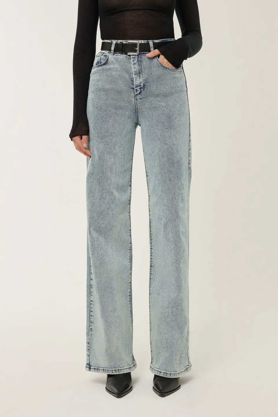 High Waist Wide Leg Jeans