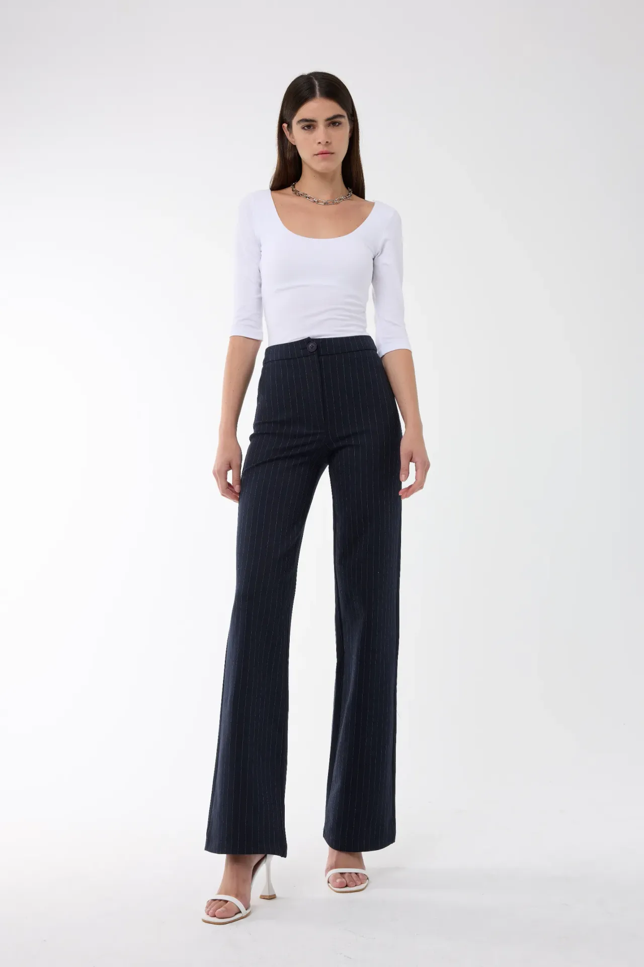 Pool Collar Basic Blouse