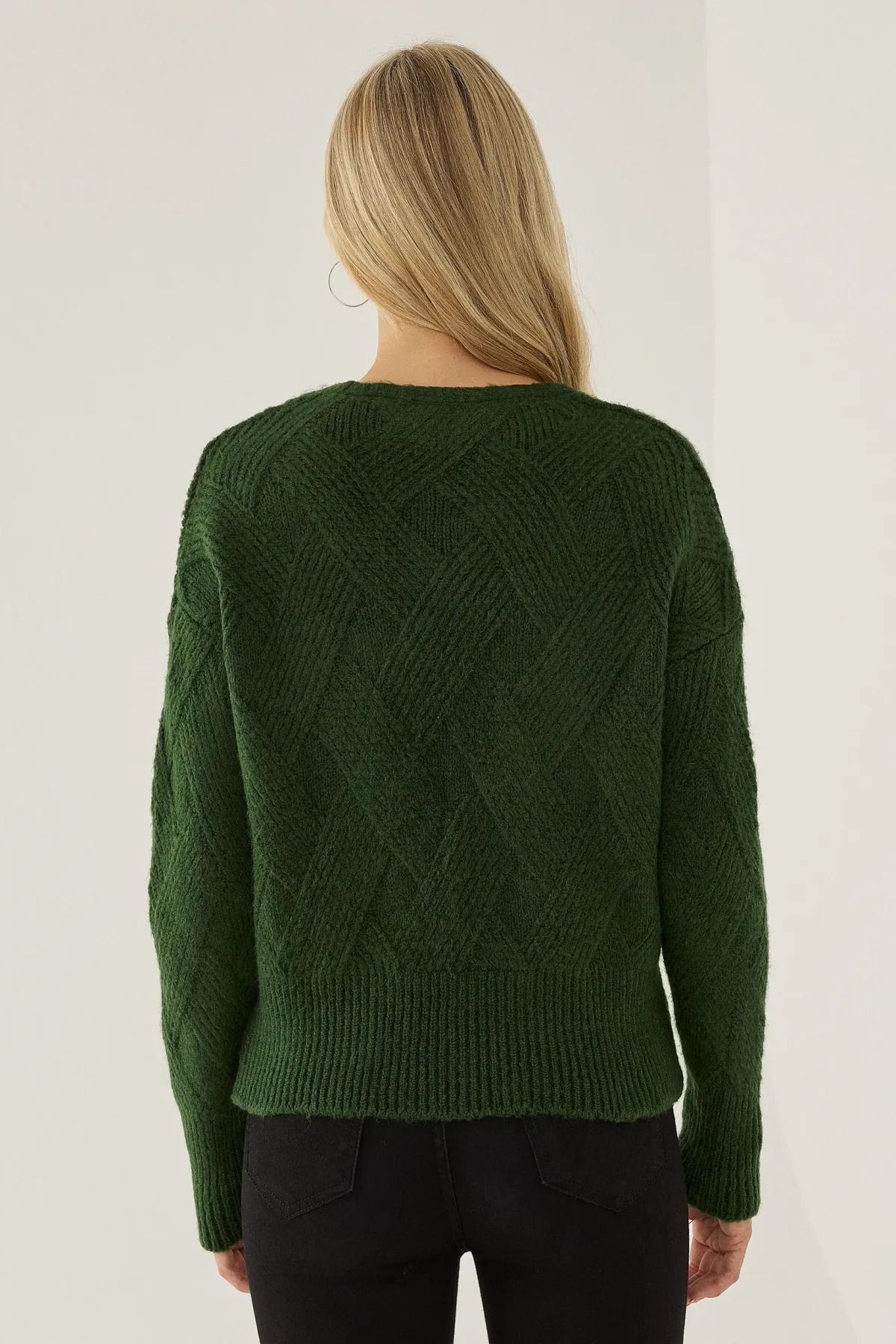 V-Neck Buttoned Knitwear Cardigan 4
