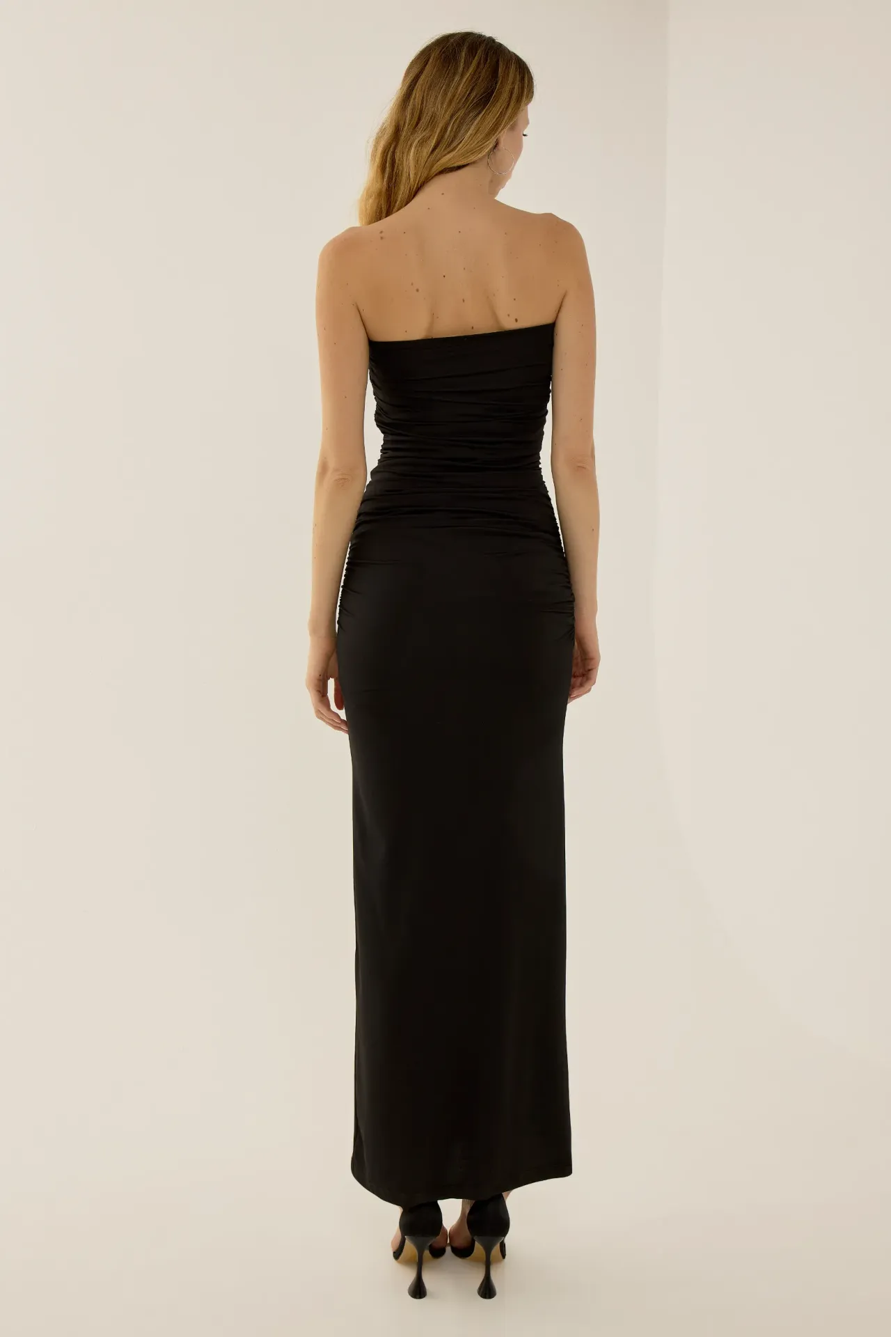 Strapless Fitted Maxi Dress