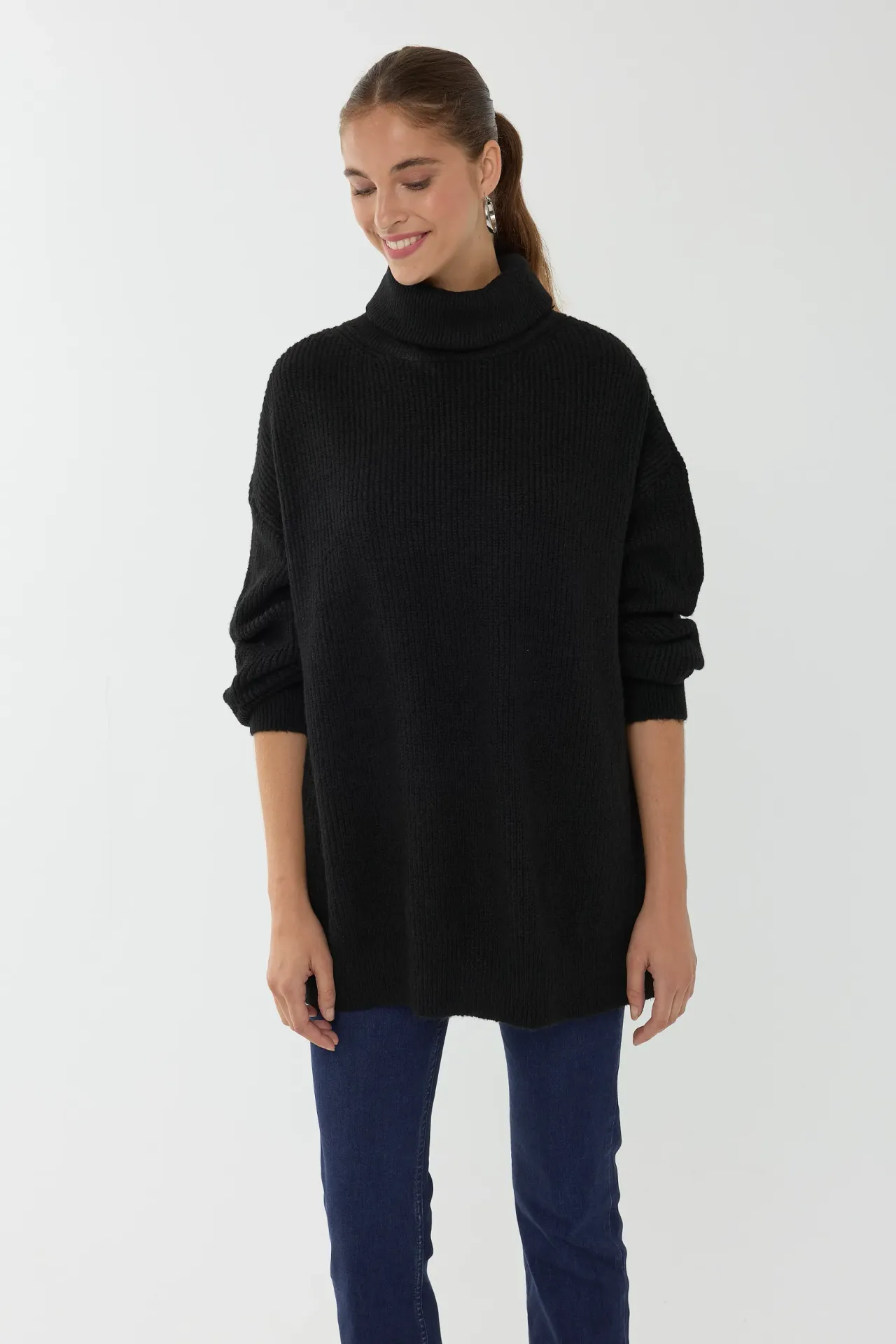 Oversized Turtleneck Sweater