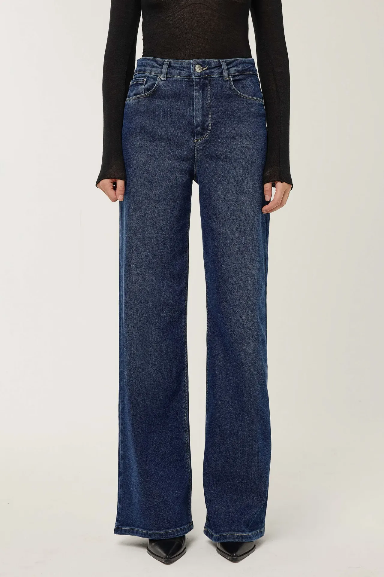 High Waist Wide Leg Jeans