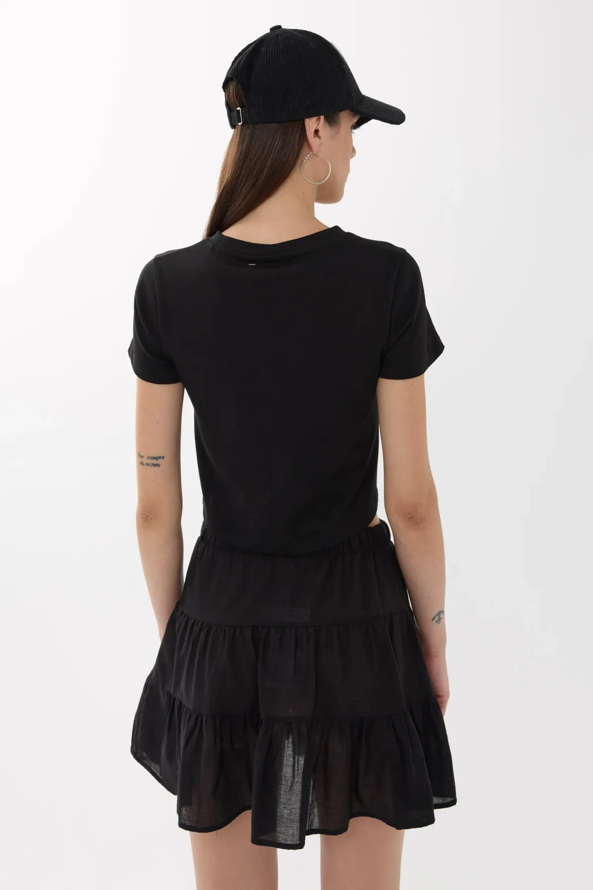 Printed Cotton Crop T-Shirt 5