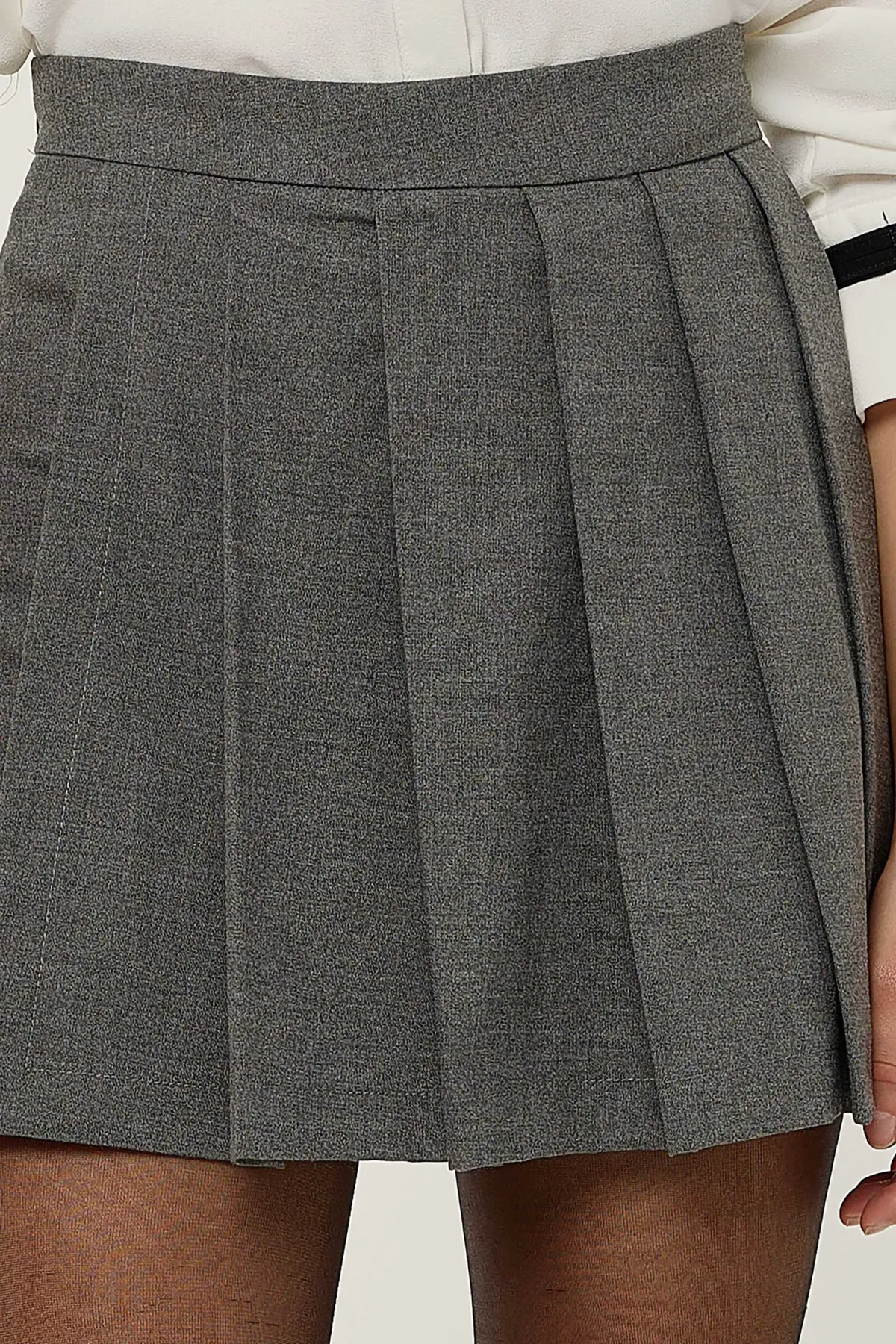 Pleated Mini Skirt 4