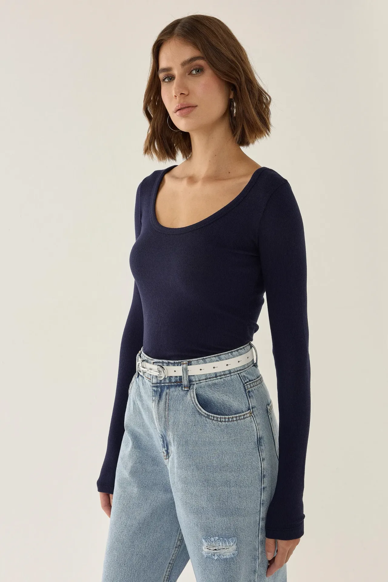 Slim Fit Long Sleeve Top