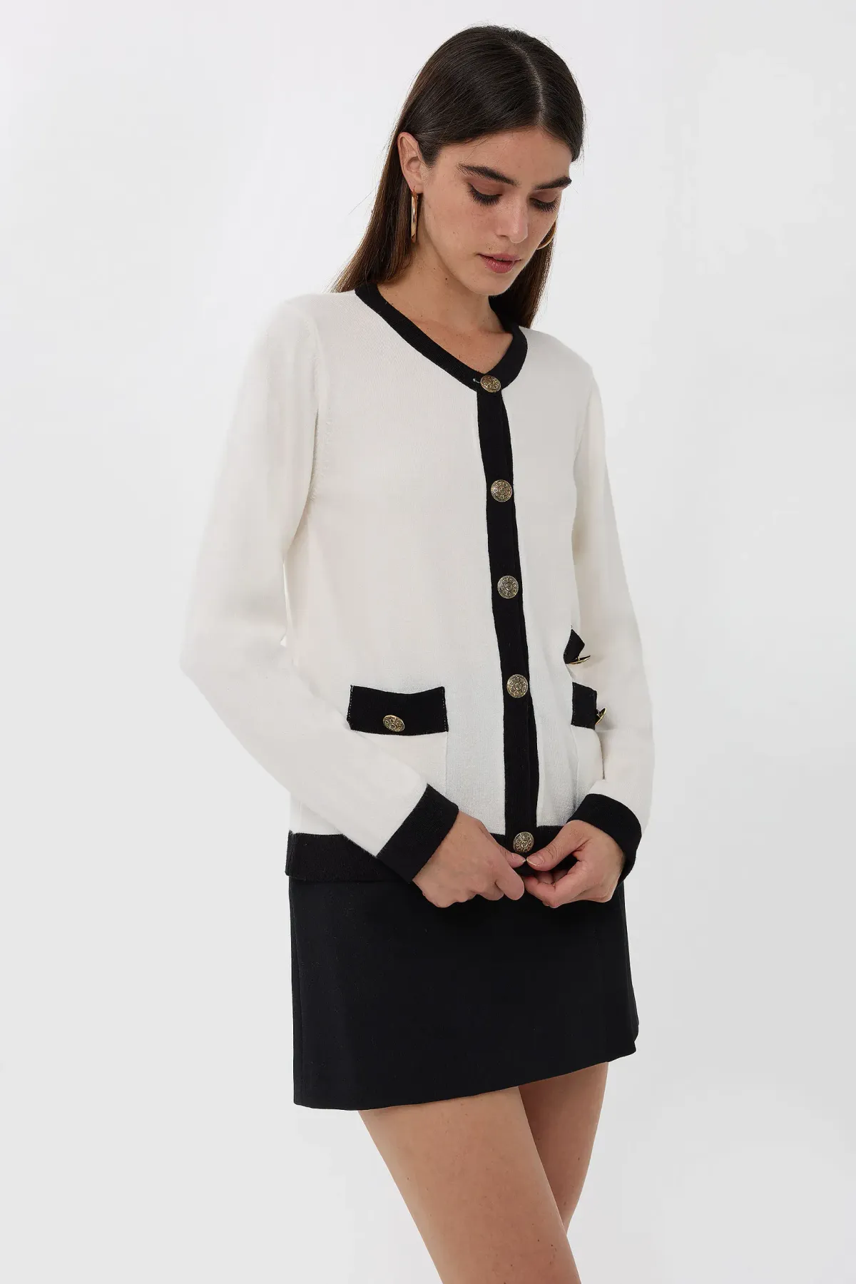 Buttoned Regular Fit Knitwear Cardigan 4