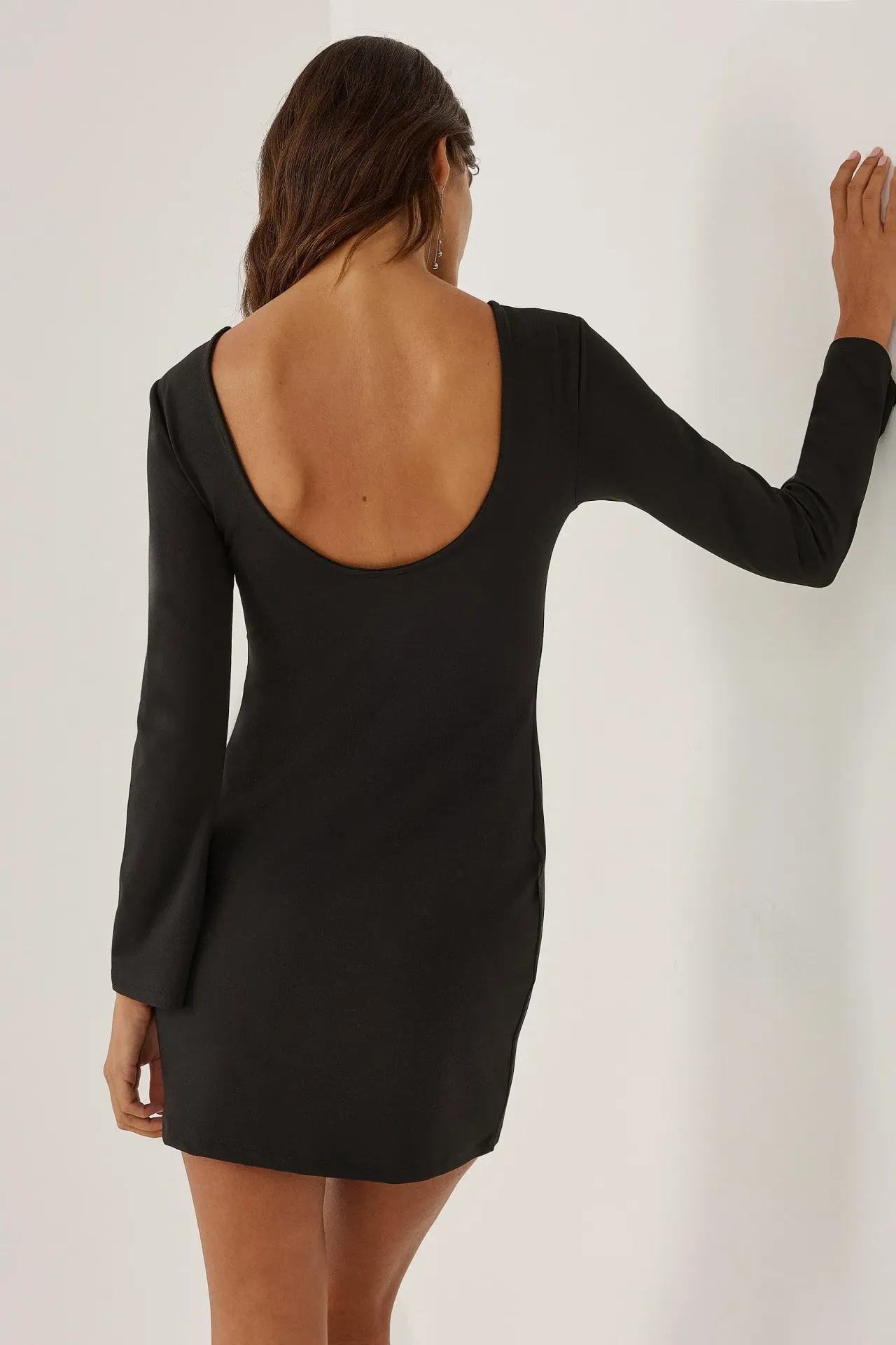 Bodycon Mini Dress with Back Cleavage