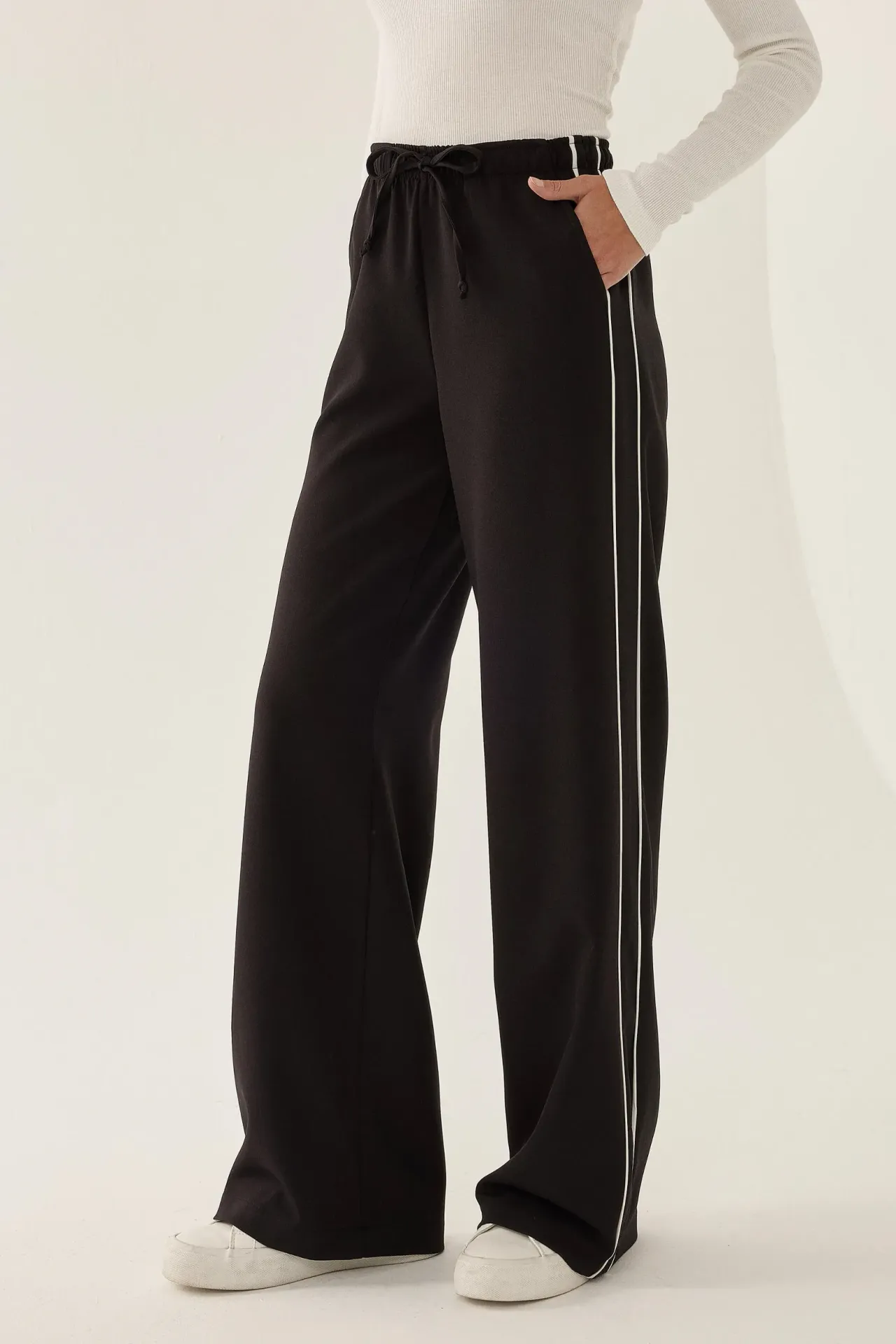 High Waist Wide Leg Sweatpants