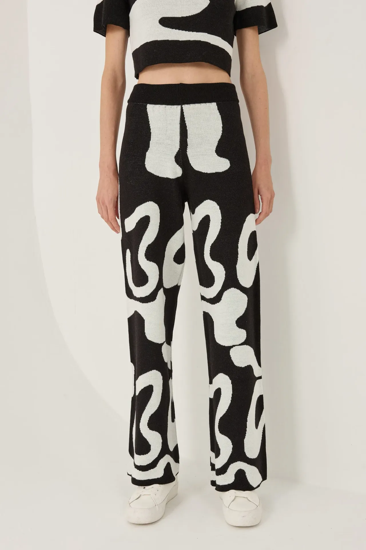 Abstract Knit Pants