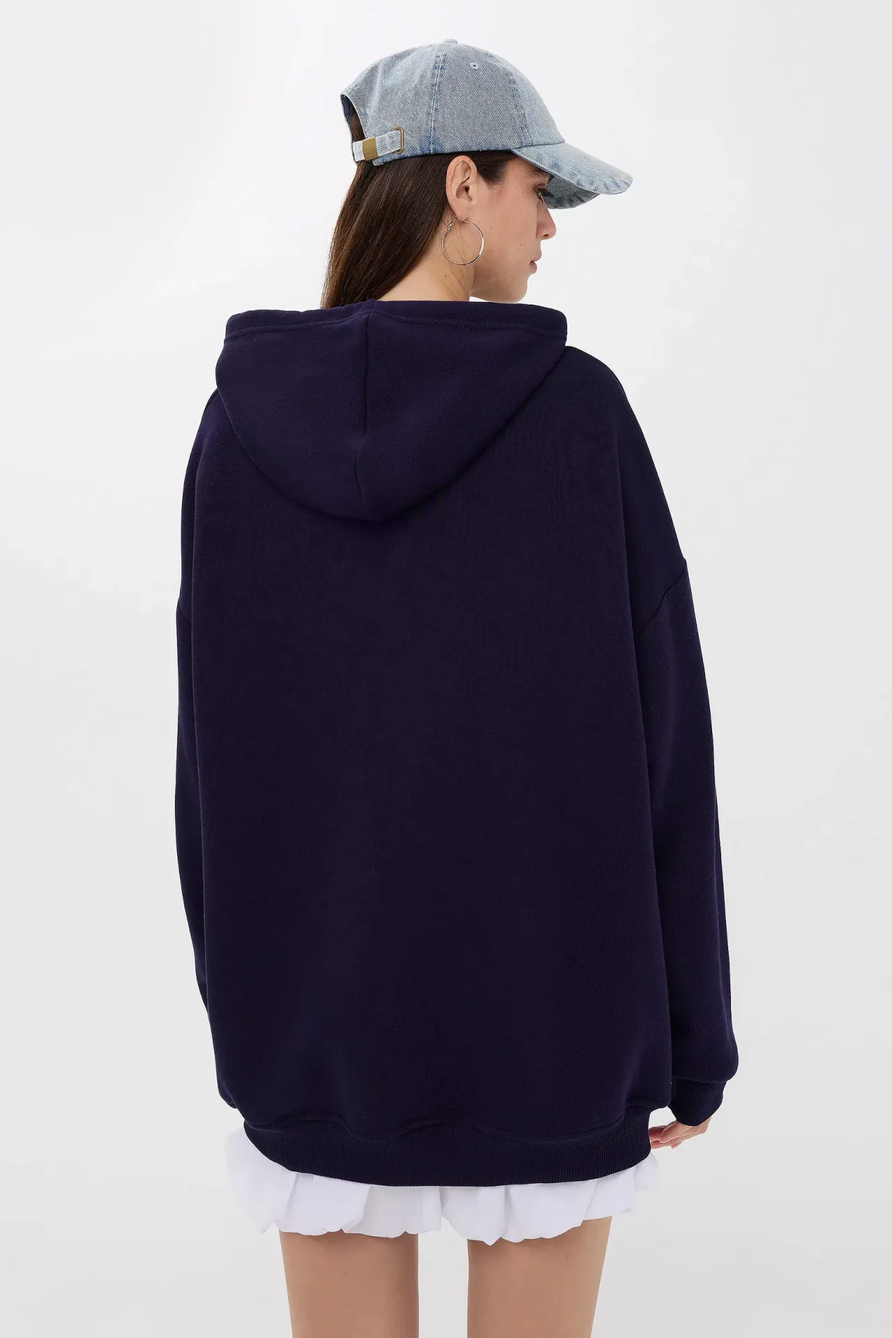 Oversized Zippered Hoodie