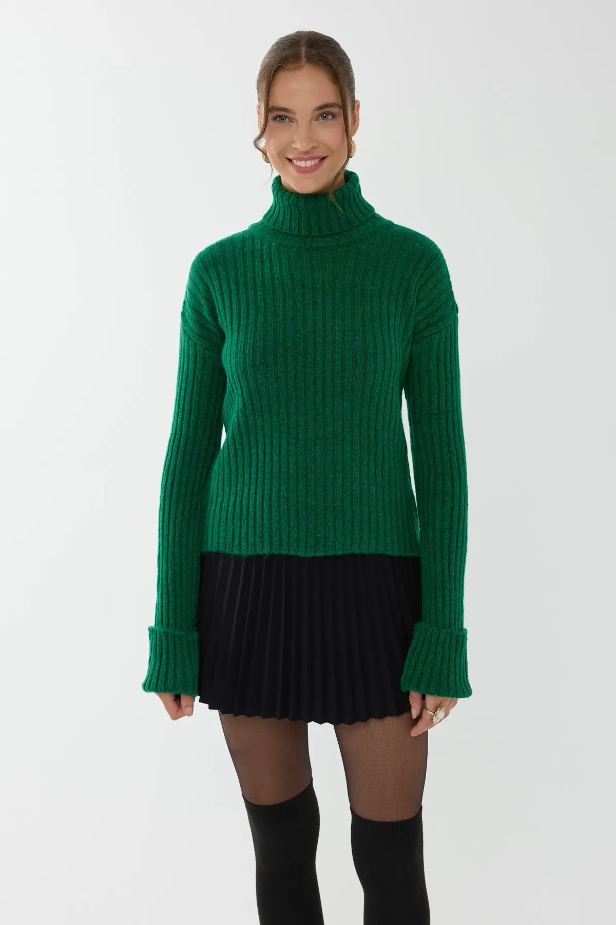 Turtleneck Regular Fit Sweater 1