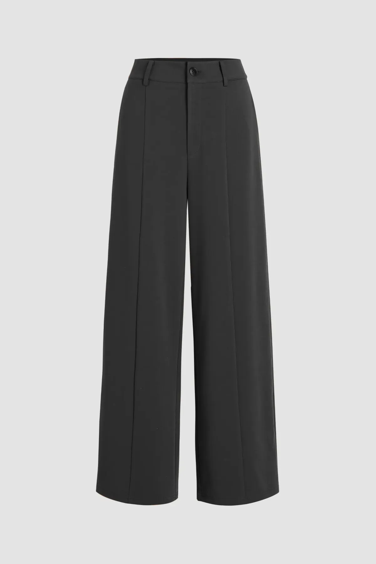 High Waist Pleated Wide Leg Trousers 1