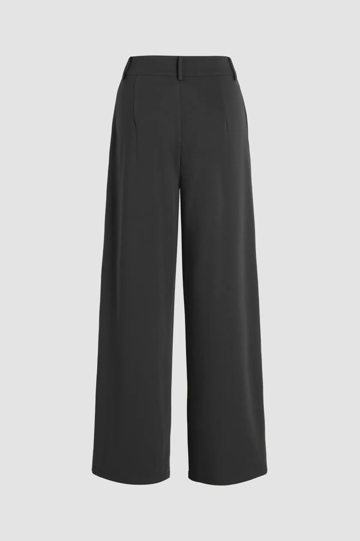 High Waist Pleated Wide Leg Trousers 2