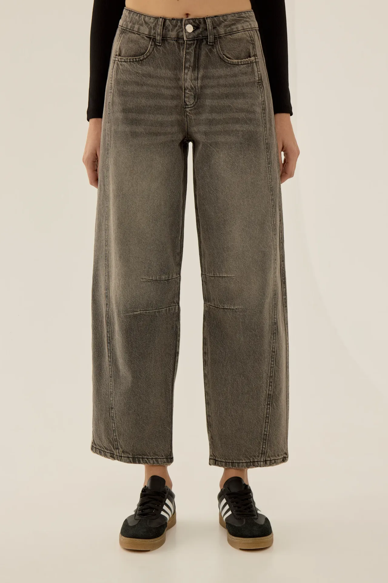 High Waist Balloon Fit Jeans
