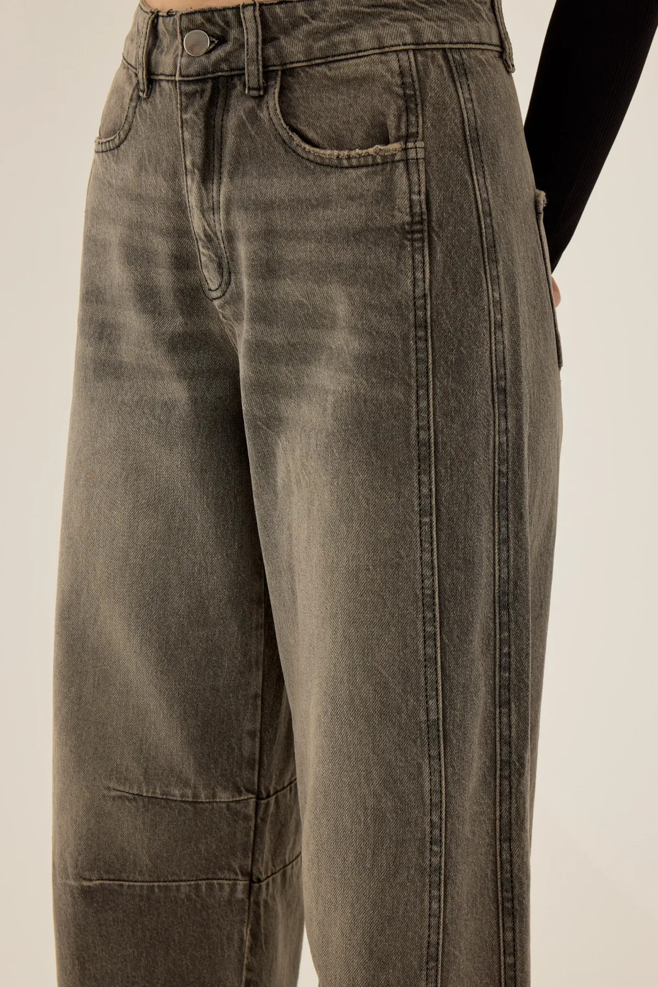 High Waist Balloon Fit Jeans