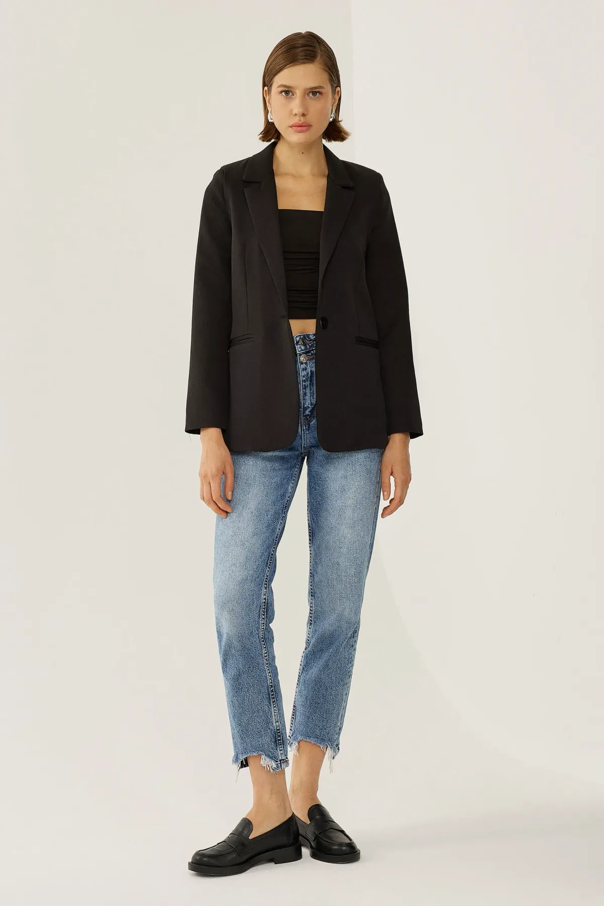 Woven Classic Blazer 2